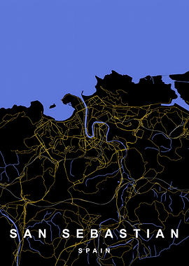 San Sebastian City Map