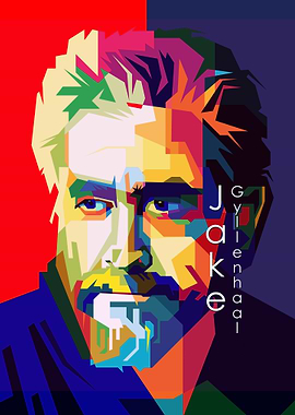 Jake Gyllenhaal Pop Art Portrait