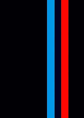 Blue, Black, and Red Stripes