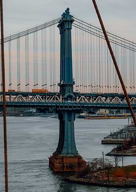 Bridge Tower Over Water