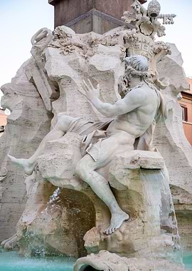 Fountain Sculpture Detail