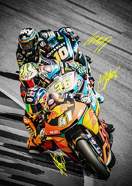 Luca Marini vs Brad Binder vs Joan Mir