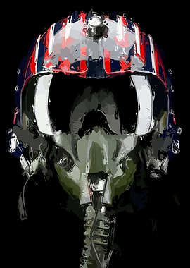 Fighter Pilot Helmet