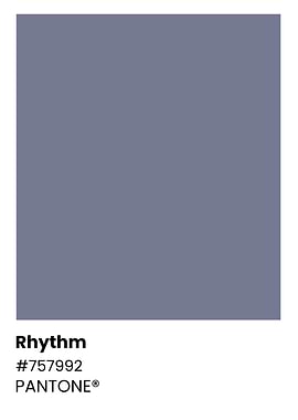 Pantone Color Chart - Rhythm