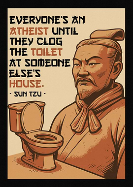 Sun Tzu Toilet Quote