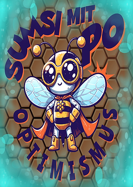 Sumsi mit Po - Superhero Bee with Optimism