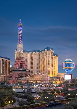 Paris Las Vegas at Night