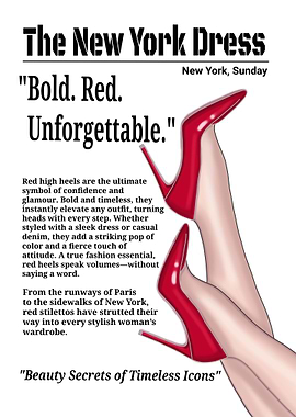 Red Stilettos - New York Dress