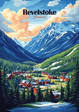 Revelstoke, Canada Mountain View
