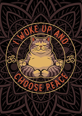 Cat Meditation Peace