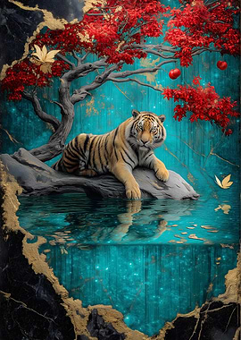 Tiger by the Water