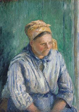 Woman in Striped Shirt