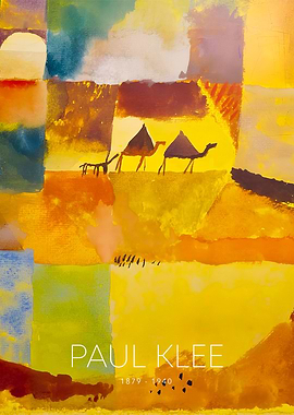 Paul Klee Camel Painting