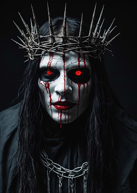 Bloody Crowned Figure