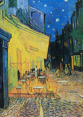 Cafe Terrace at Night by Vincent Van Gogh