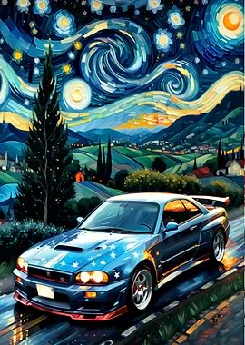 Nissan Skyline R34 GT-R Starry Night