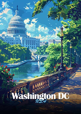 Washington DC Cityscape