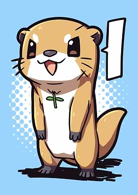 Cute Otter Cartoon