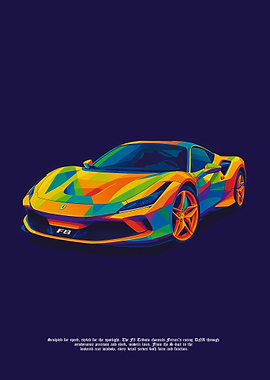 Ferrari F8 Tributo Pop Art