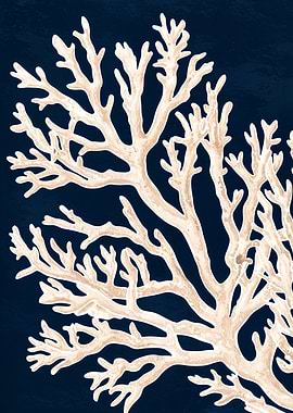 Sea Coral Branch Art