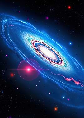 Spiral Galaxy in Space