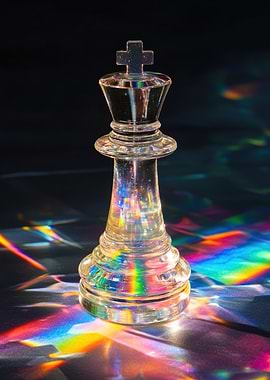 Glass Chess King