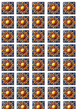 Sunburst Tile Pattern