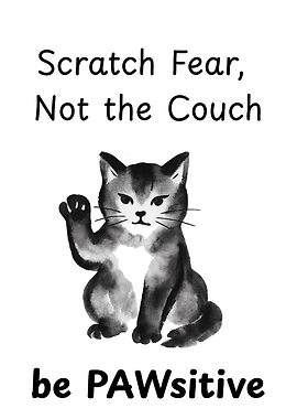 Scratch Fear, Not the Couch - Cat Motivation - Cat Motivation