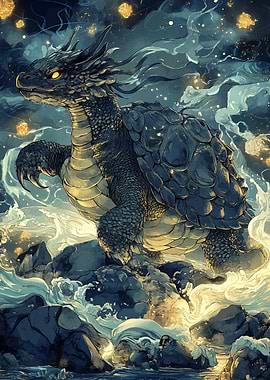Dragon Turtle Fantasy Art
