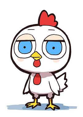 Cute Cartoon Chicken