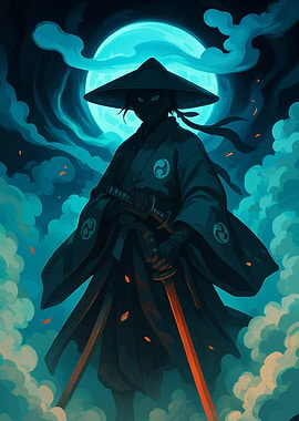 Samurai Under Moonlight