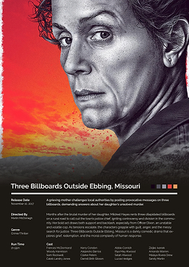Three Billboards Outside Ebbing, Missouri Movie Poster