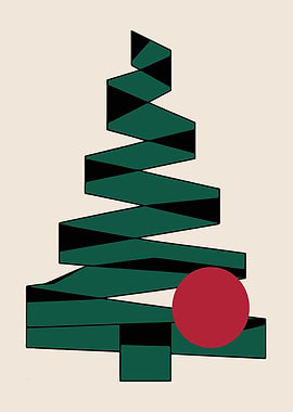 Abstract Christmas Tree
