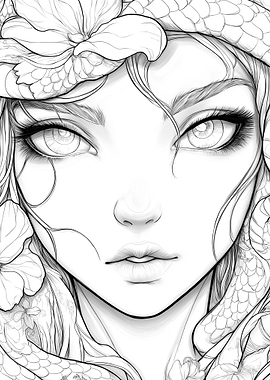 Floral Medusa