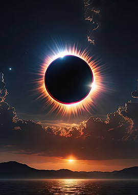 Solar Eclipse Sunset