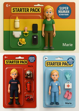 Marie Starter Pack Action Figures