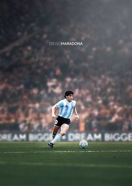 Maradona Soccer Action