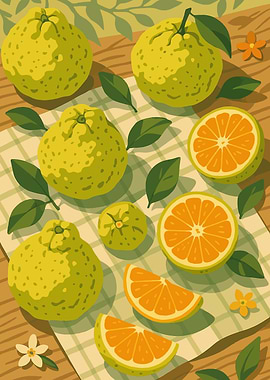 Ugli Fruit – A Stylized Tablescape