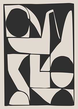 Abstract Geometric Art Print