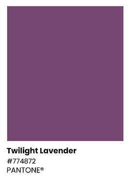 Pantone Twilight Lavender