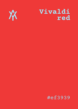 Vivaldi Red Color Palette