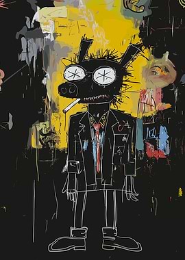 Rat Figure in Suit with Cigarette