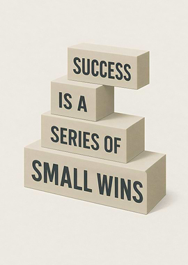 Success is a Series of Small Wins Quote