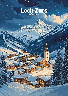Lech-Zurs Austria Winter Village