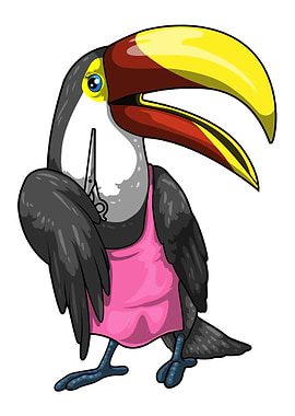 Toucan Hairdresser Scissors