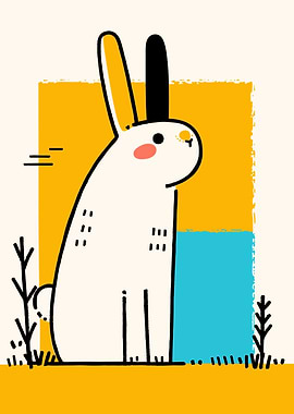 Cute Cartoon Bunny