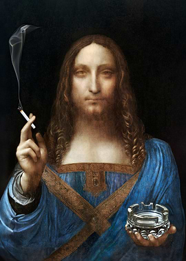 Salvator Mundi Smoking