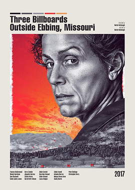 Three Billboards Outside Ebbing, Missouri Movie Poster