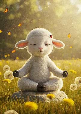 Meditating Lamb