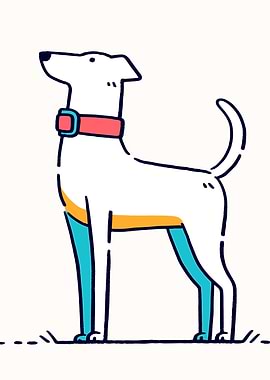Cute Cartoon Dog